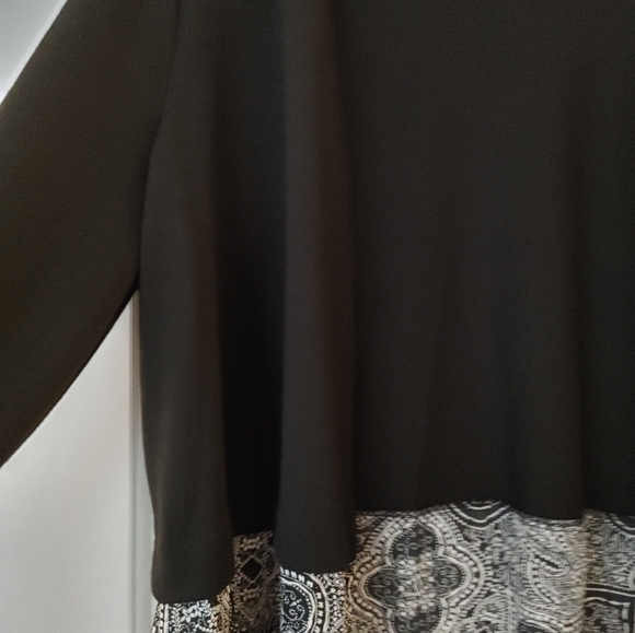 Artizan Black Aztec Boho Cardigan ~ Size L - Picture 2 of 8